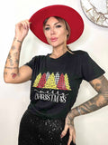 T-shirt Christmas Tree Black